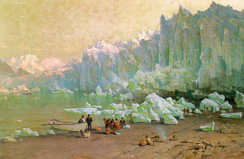 Thomas Hill The Muir Glacier in Alaska oil painting image